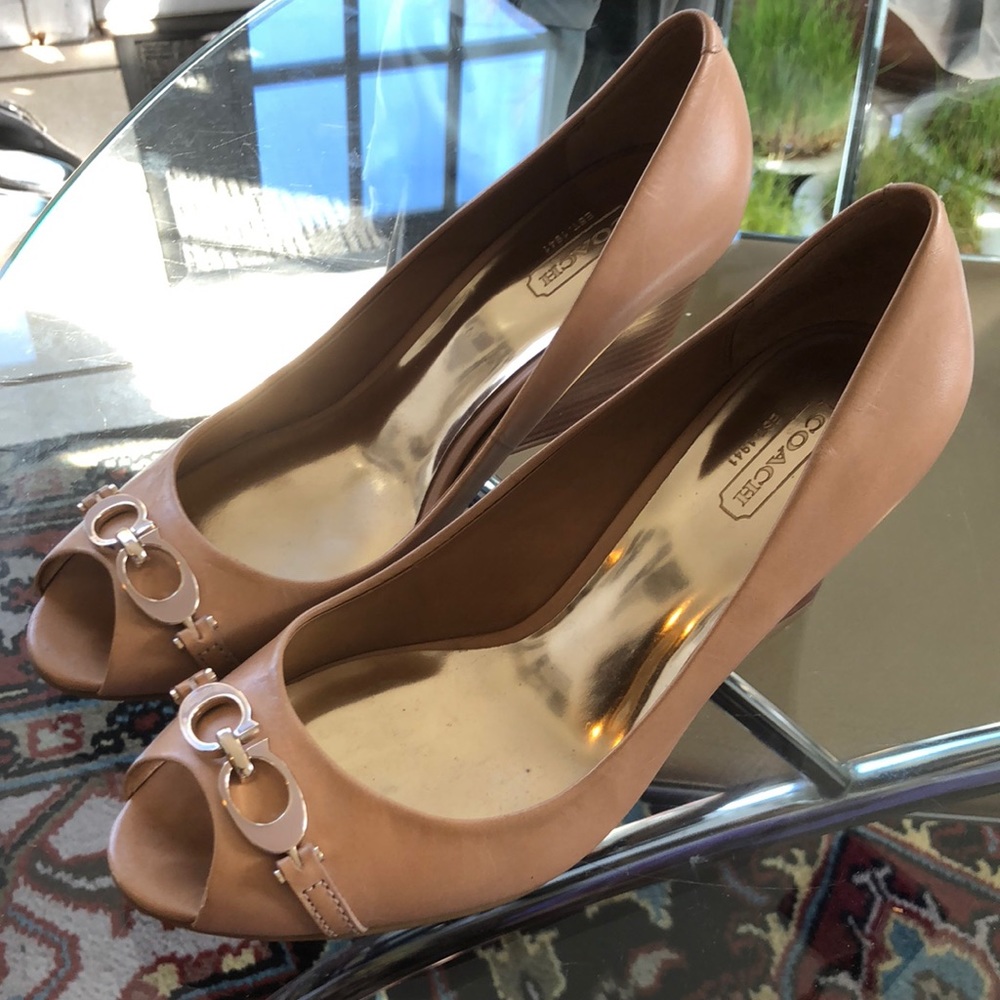 COACH 3 INCH WEDGE HEELS